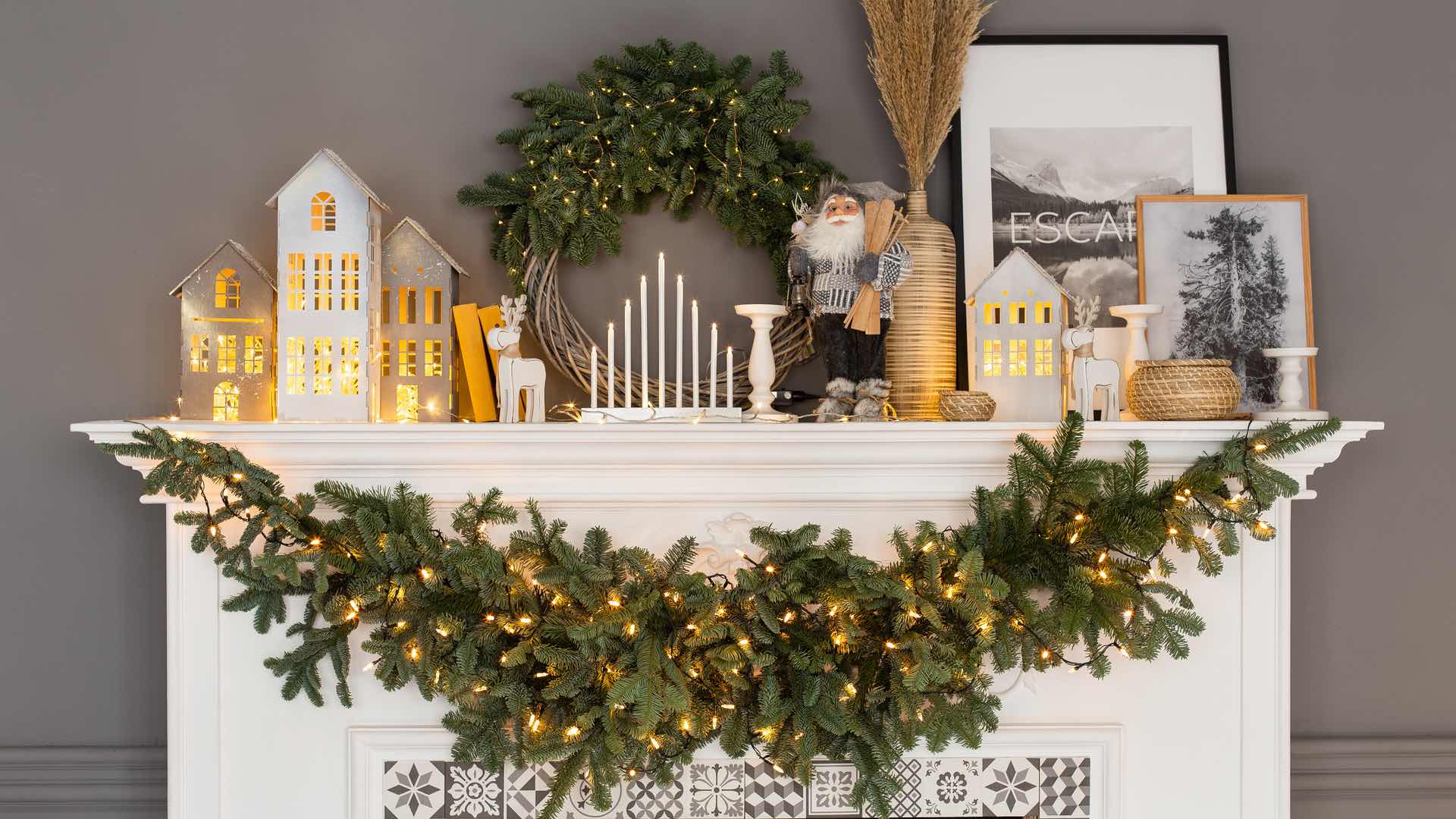 decorare casa senza albero di Natale
